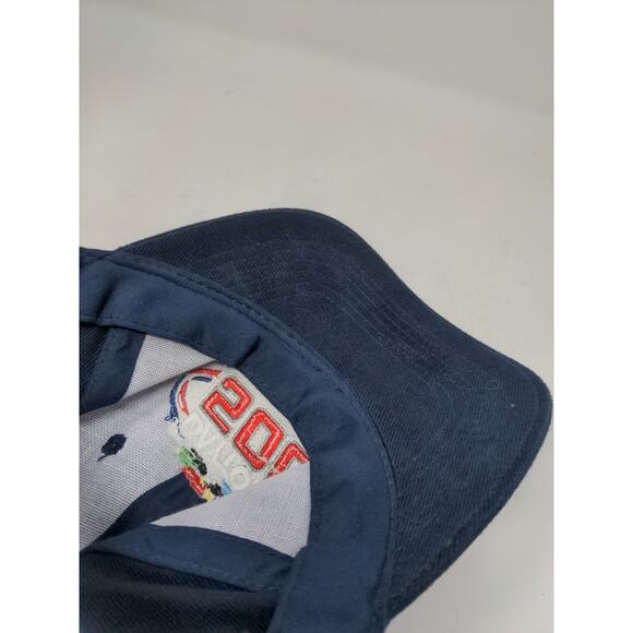 Vintage 2005 47th Daytona 500 Slideback Hat Adjustable Blue Embroidered Logo - Picture 9 of 11